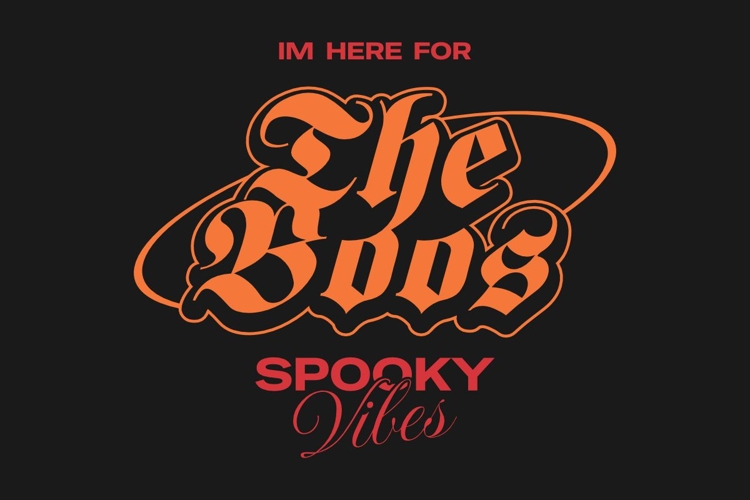 The Boos Halloween Urban T-shirt Design