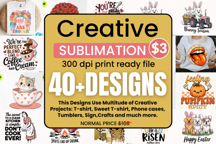 The Creative Sublimation Mega Bundle,Sublimation PNG Designs