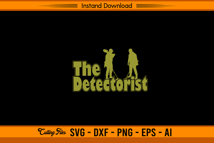 The Detectorist Metal Detecting SVG Design