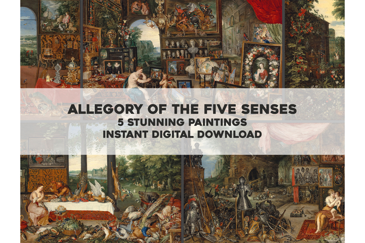 The 5 Five Senses: Stunning Allegorical Artworks