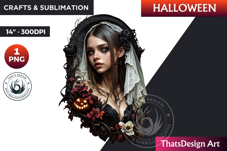 The ghostly Bride Halloween clipart, haunted bride Ghost PNG