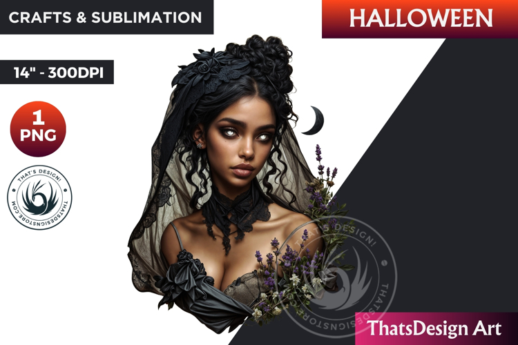 The ghostly Bride Halloween clipart, haunted bride Ghost PNG