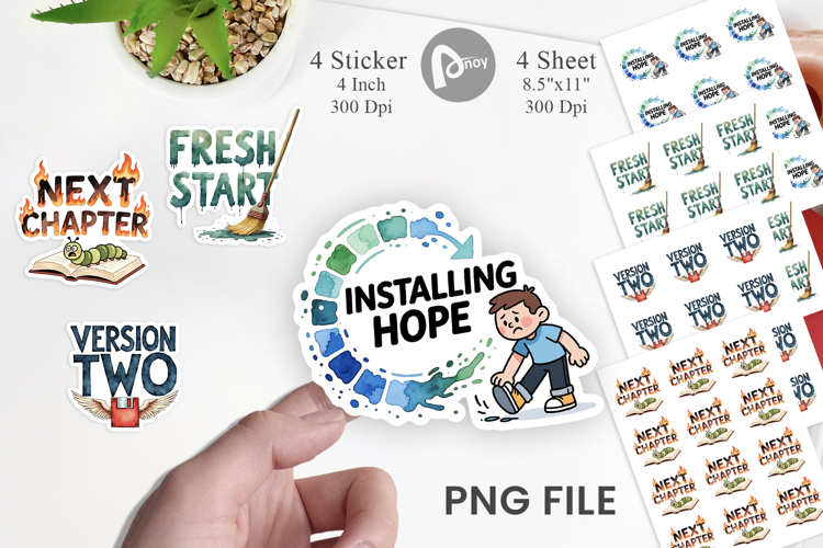 The Glitchy Resurrection Sticker