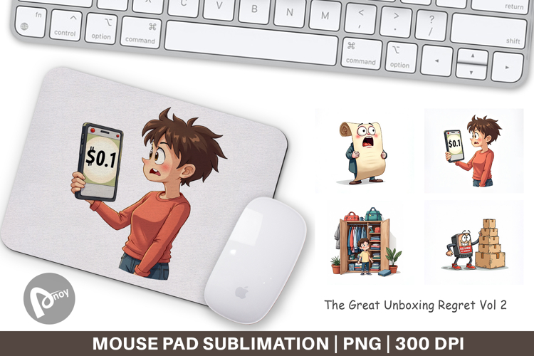 The Great Unboxing Regret Mouse Pad