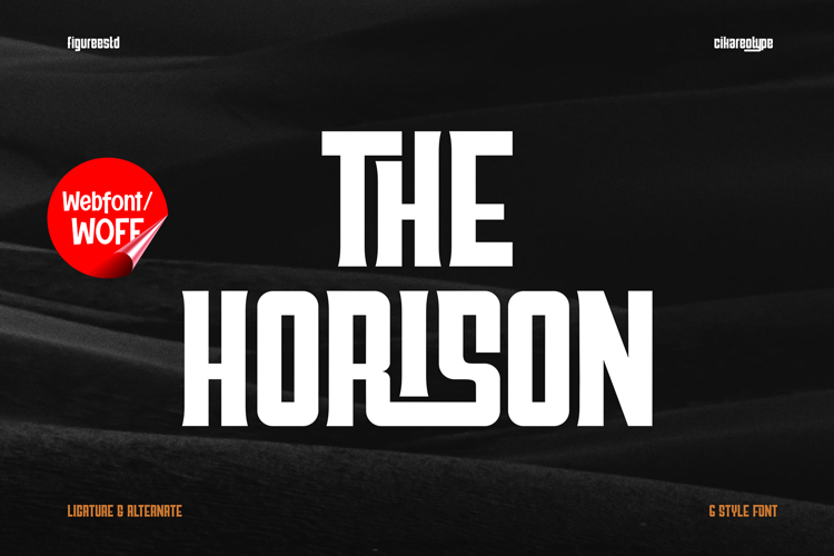 The Horison | Classy Logotype Webfont for Elegant Websites