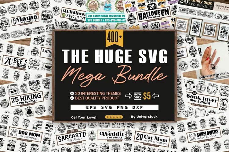 The Huge SVG Mega Bundle, Mega Bundle SVG