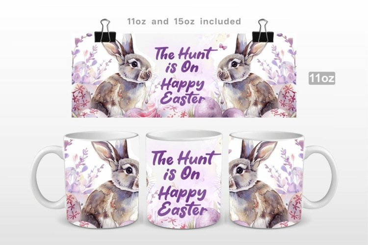 The Hunt is On Easter Mug Wrap