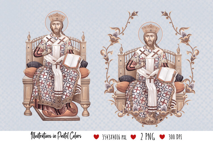 Jesus Christ Greatest Bishop Christian Illustration example image 1