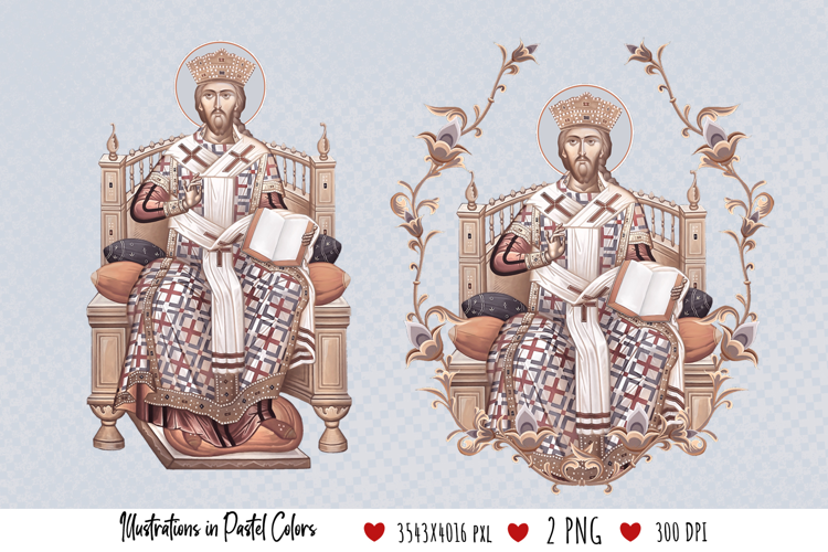 Jesus Christ Greatest Bishop Christian Illustration
