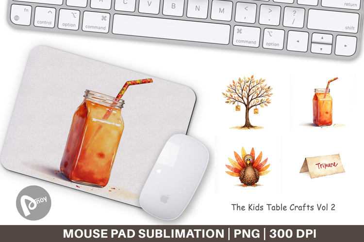 Mouse Pad Watercolor Kids Table Crafts