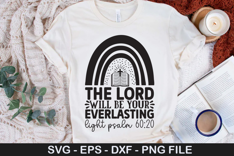 The lord will be your SVG - Boho Fall Christian Design