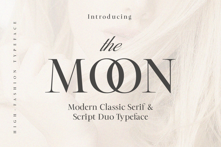 The MOON Modern   Classic Serif