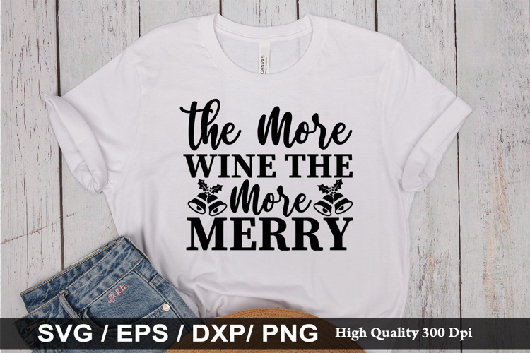 Christmas Wine Svg Image 13