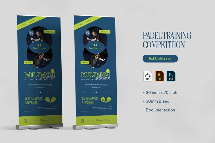 The Rally Court - Roll Up Banner