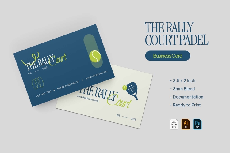 The Rally Court - Business Card