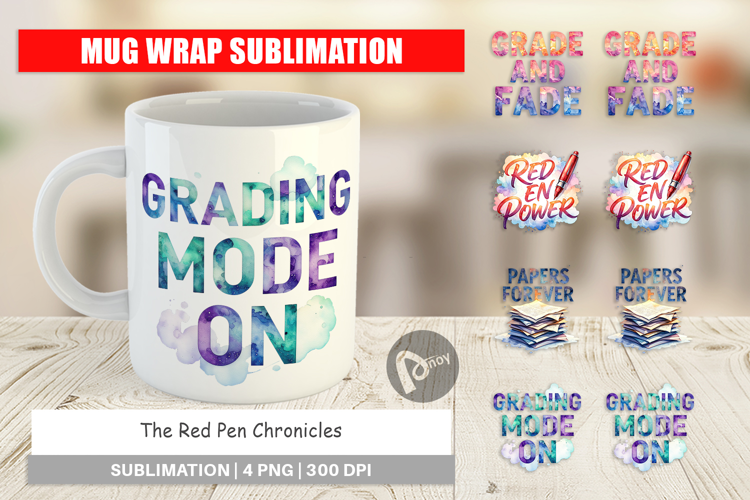 Red Pen Chronicles Mug Wrap