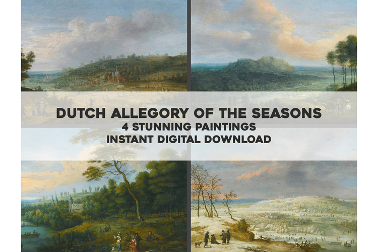 The 4 Four Seasons: Stunning Danish Pastoral Landscapes