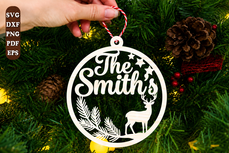 The Smiths Christmas Ornament SVG