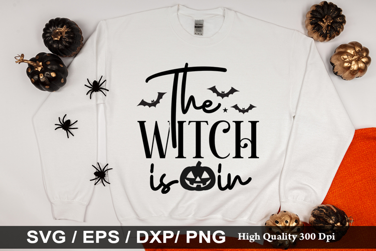 The witch is in SVG - Halloween Design