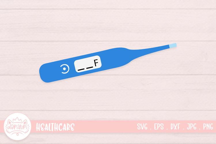 Thermometer For Body Temperature Illustration