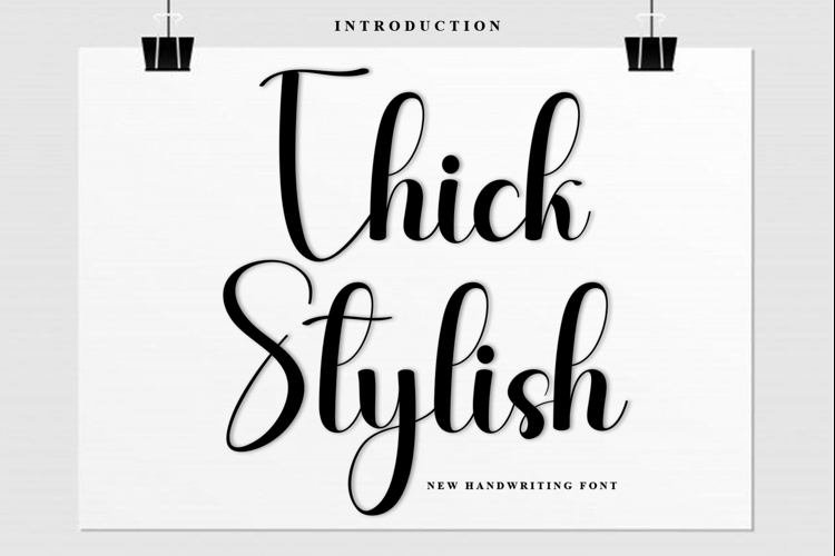 Thick Stylish