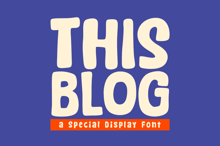 This Blog - Cozy   Display Font