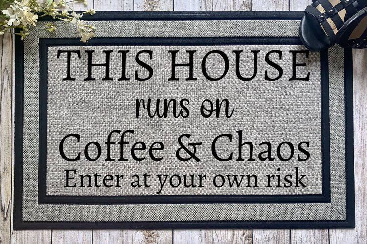 This House Sublimation Doormat Design