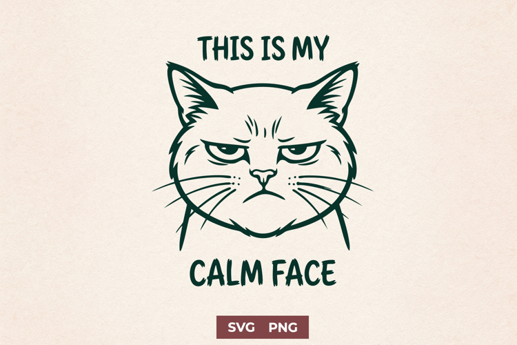 Angry Cat Svg Image 4