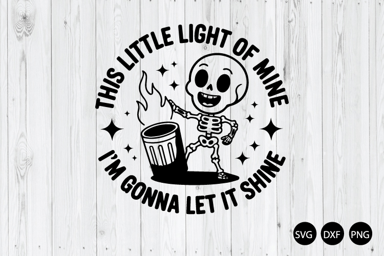 This Little Light of Mine Im Gonne Let It Shine SVG