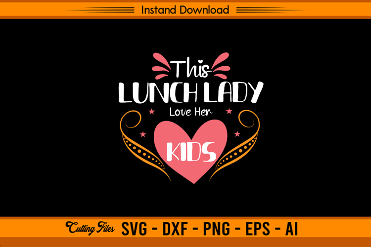 Lunch Lady Svg Image 6