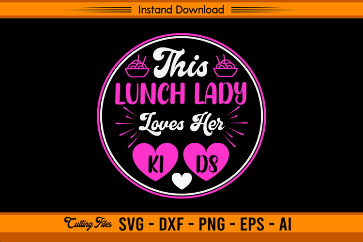 Lunch Lady Svg Image 5
