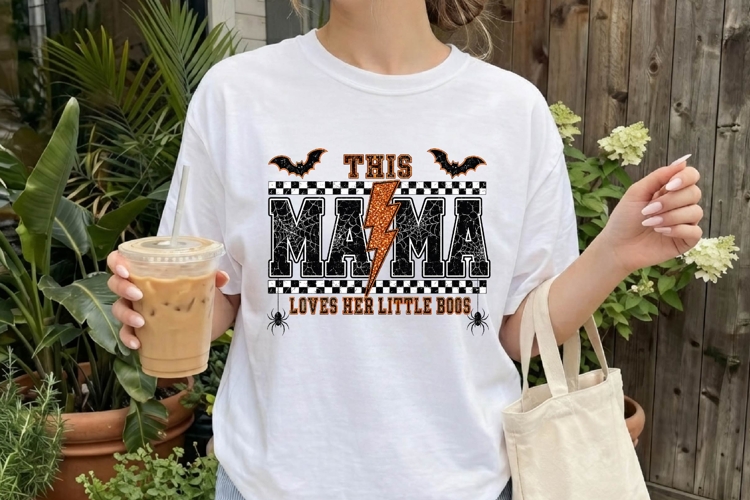 This Mama Loves Her Little Boos PNG