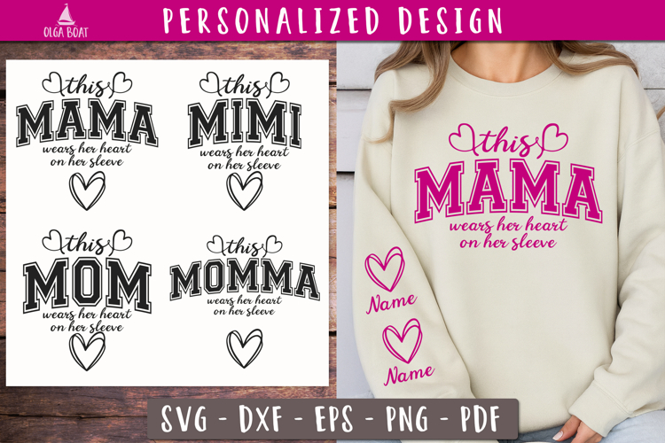 Mothers Day Clipart Black and White Image 4