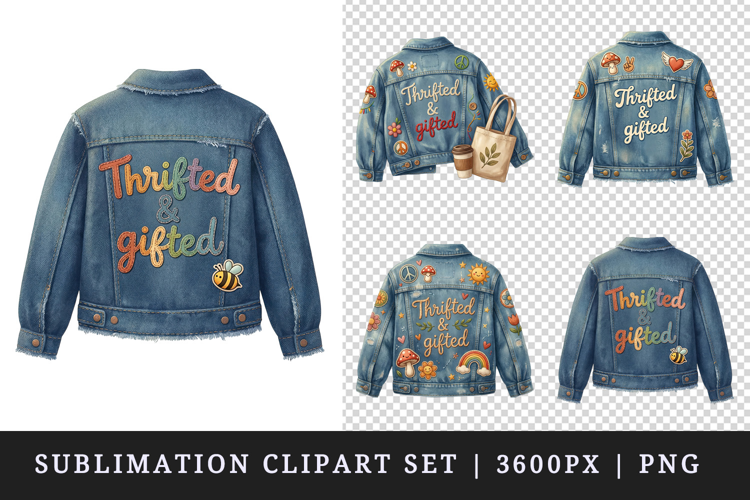 Thrifting clipart printable sublimation design png