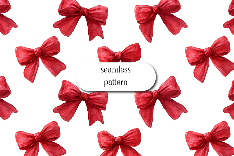 Christmas Bow Clipart Image 2