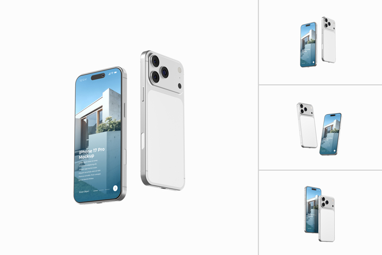 Realistic iPhone 17 Pro Mockup