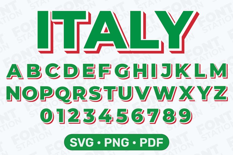 Italy Alphabet
