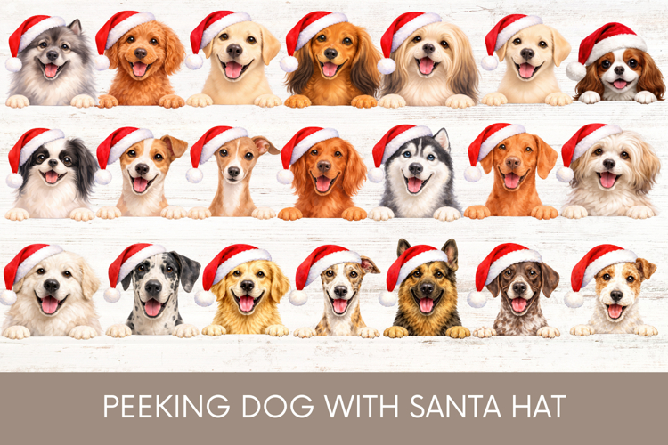 Christmas Dog Clipart