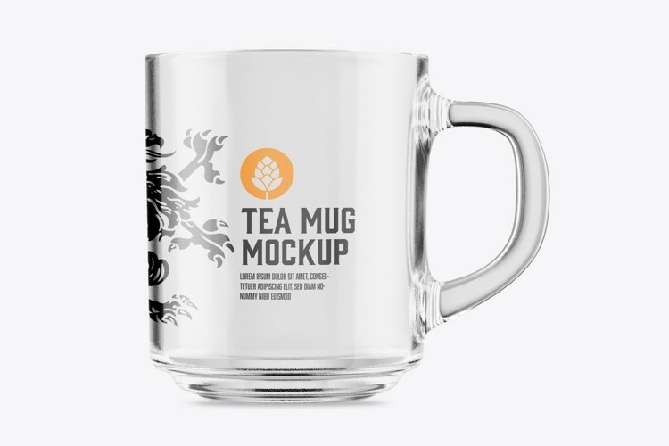 Clear Glass Mug Mockup example image 1