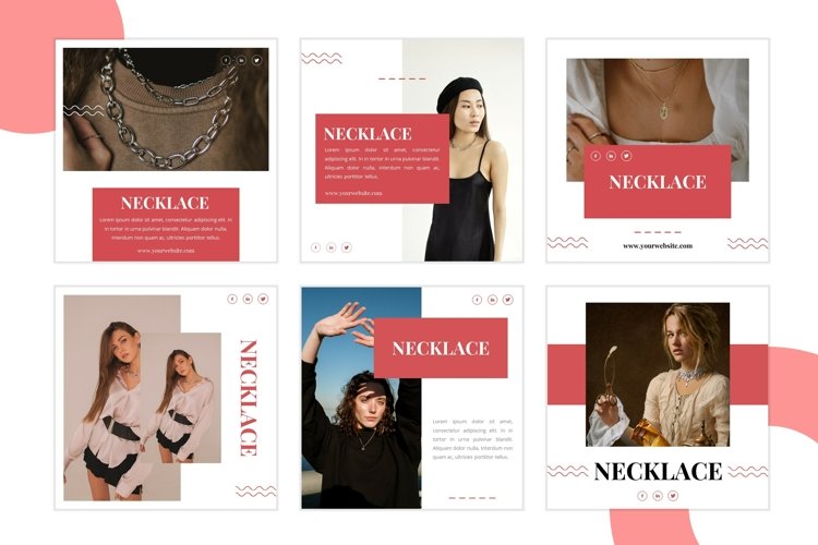 Template Instagram Business- Necklace example image 1