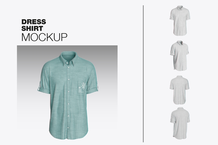 Short Sleeve Polo Shirt Mockup