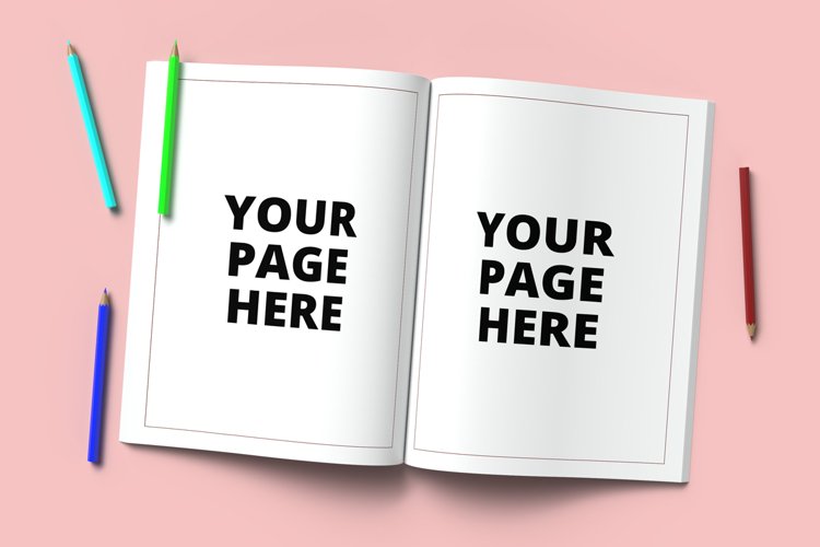 Open Book Clipart Image 18