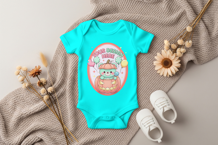 Baby apparel mockup
