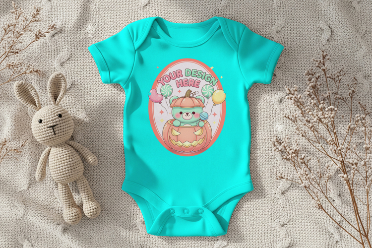 baby onesie mockup
