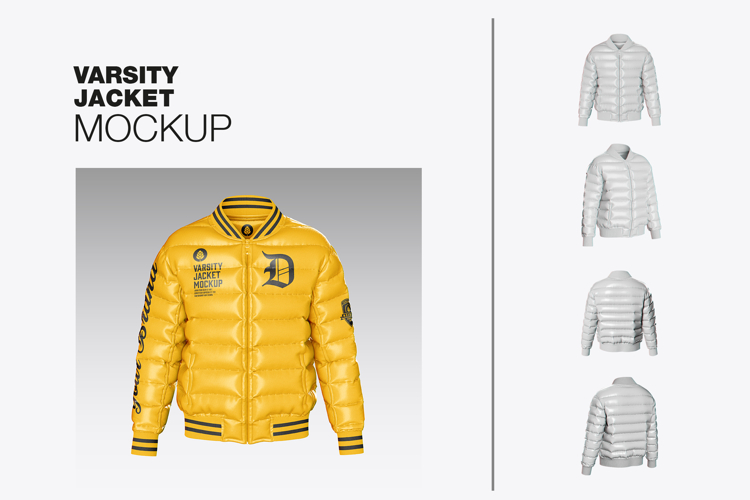 Down Jacket Mockup