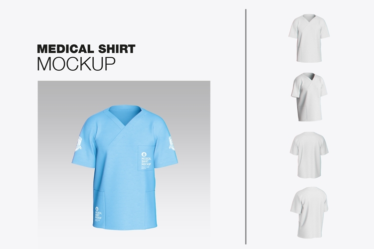 Unisex Medical Shirt Mockup