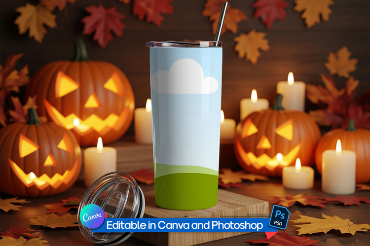 Fall Tumbler mockup
