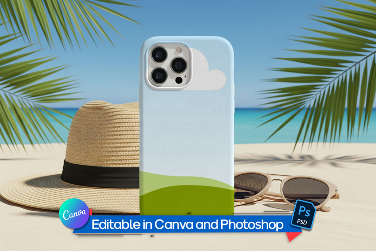 Iphone case showcase mockup