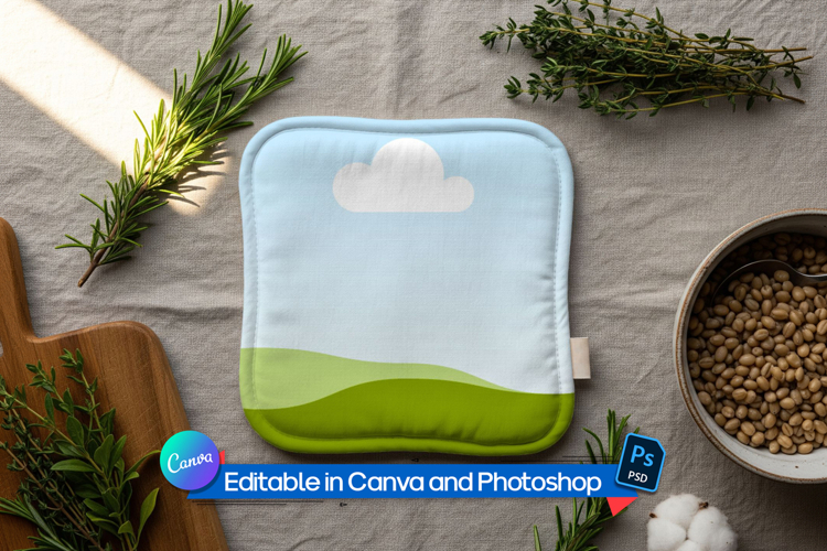 Kitchen accessory pad mockup