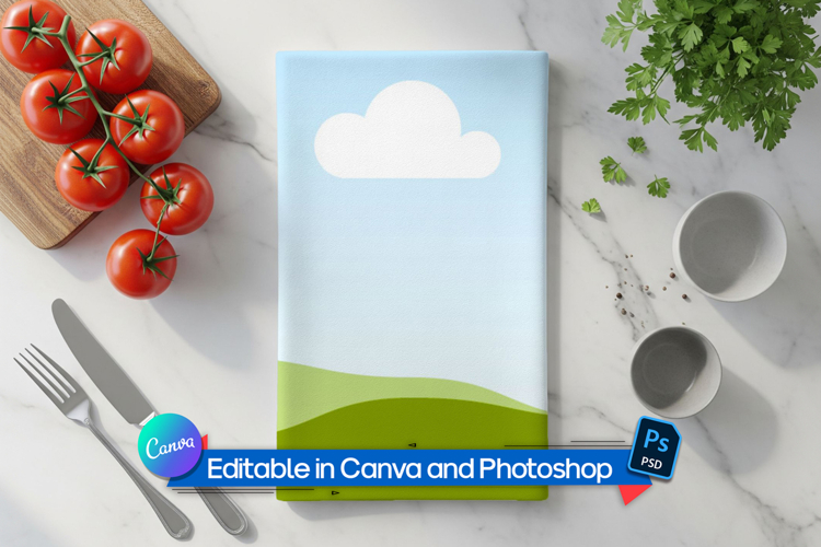 Kitchen Towel Mockup